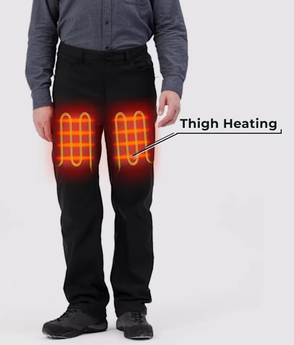 ororo Hudson Men's Heated Casual Pants

