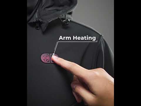 Men's Heated Dual Control Jacket with 5 Heating Zones