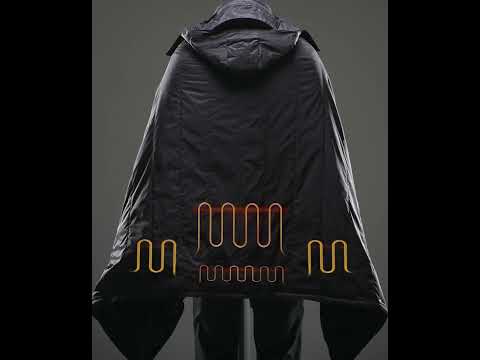 Heated Dual Control Poncho Blanket