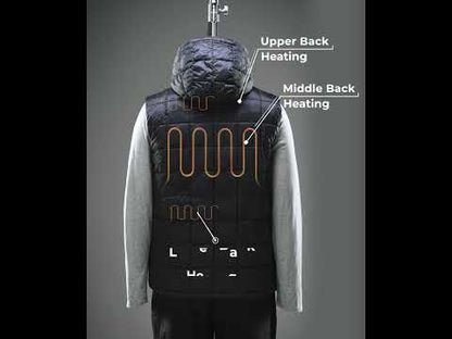 PuffLyte™ Men's 5-Zone Hooded Heated Vest