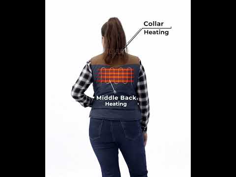 Amelia Women's Western Heated Vest (Final Sale)