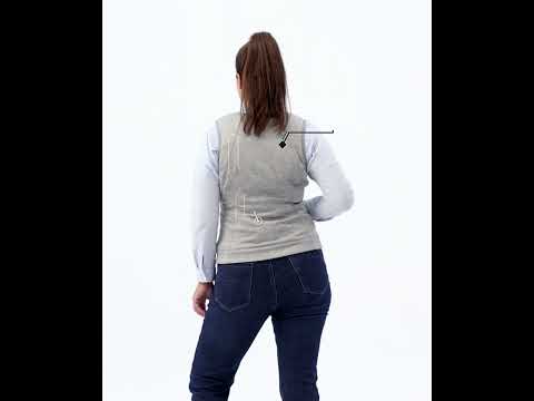 Suzanne Women's Heated Liner Vest - Gray (Final Sale), Gallery 3