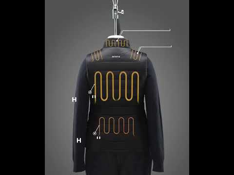 SureWarm® Women's 7-Zone Dual-Control Classic Pro Heated Vest (Lower Back Heating)