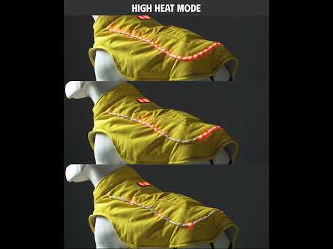 Koldpwoof 4-Zone Heated Dog Vest w/ LED Lights