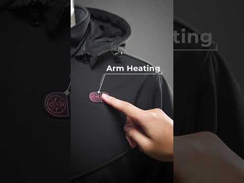Men's Heated Dual Control Jacket with 5 Heating Zones (Pocket Heating)