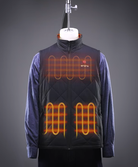 ororo Men's Heated Quilted Vest