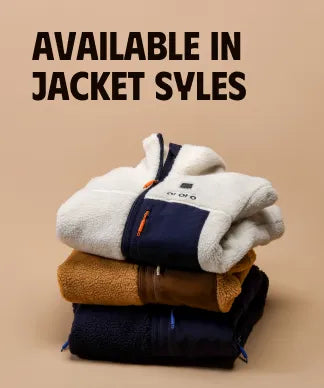 Available in jacket style