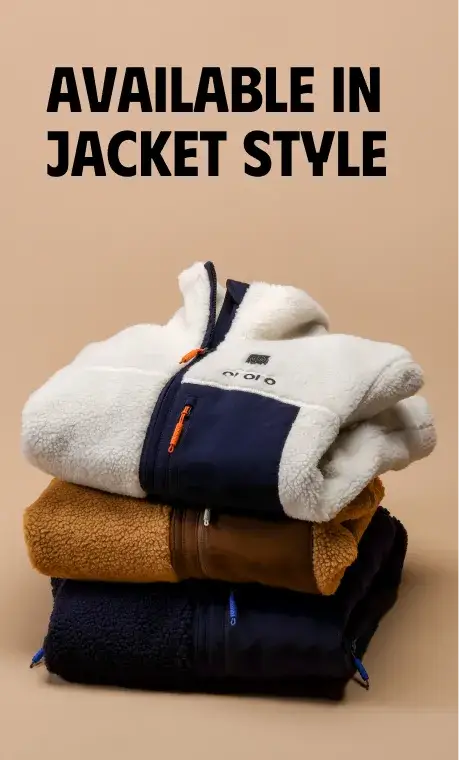 Available in jacket style