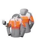 Women's Dual Control Heated Jacket with 5 Heating Zones
