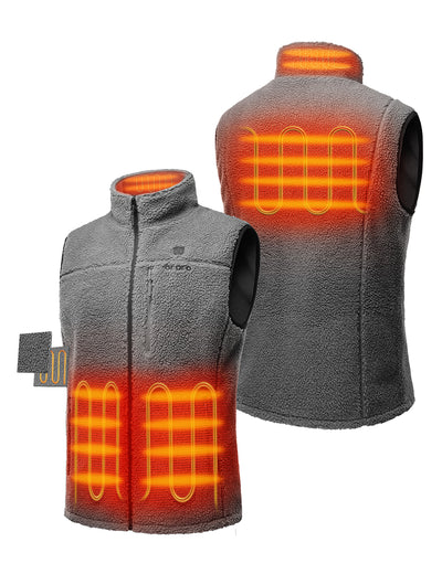 Four Heating Zones: left & right pocket, collar, upper back view 2