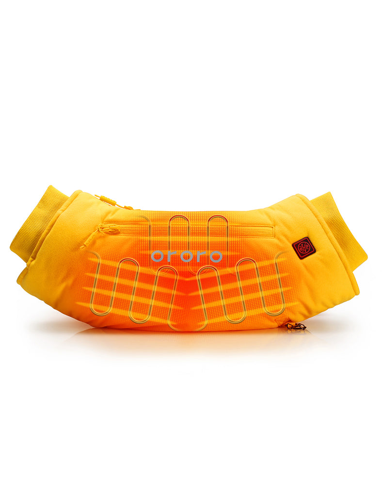 Bay City” Heated Hand Warmer - Yellow | Battery Electric Heat | ORORO