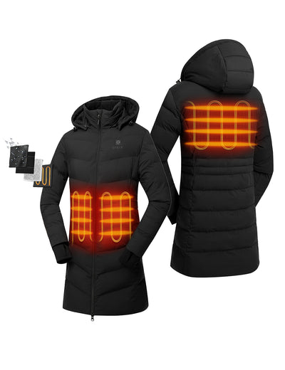Three Heating Zones: left & right hand pocket and upper back view 2