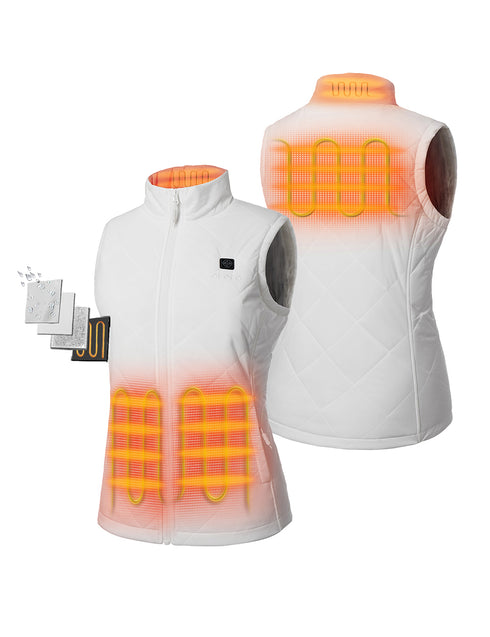 Four Heating Zones: left & right front stomach, upper-back, and collar ,view 2