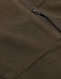 Men's Heated Fleece Jacket - Army Green