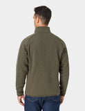 (Open-box) Men's Heated Fleece Jacket - Army Green
