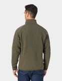 Men's Heated Fleece Jacket - Green