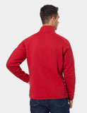 Men's Heated Fleece Jacket - Red