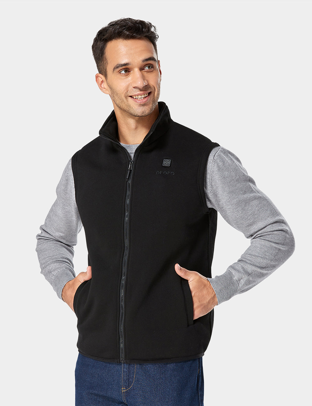 Beaumont Zipper Mens Fleece Bodywarmer Uk Men's Heated