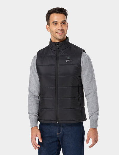 Mens Casual Coats- Plus Heated Vest for Unisex Dual Control 11 Heating Vest  Heated Jacket Winter Heating Vest Black XXXL 