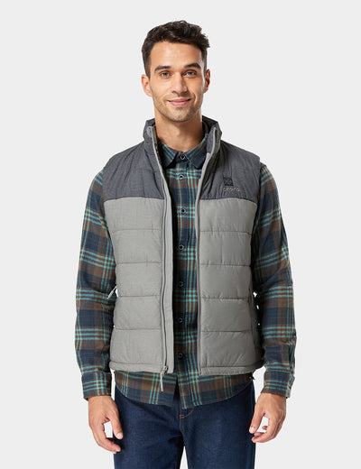 Men's Classic Heated Vest - Flecking Gray view 1
