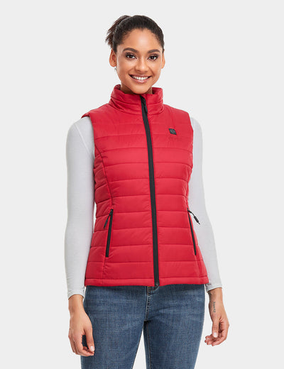 (Open-box) Women's Classic Heated Vest - Red view 2