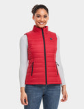(Open-box) Women's Classic Heated Vest - Red