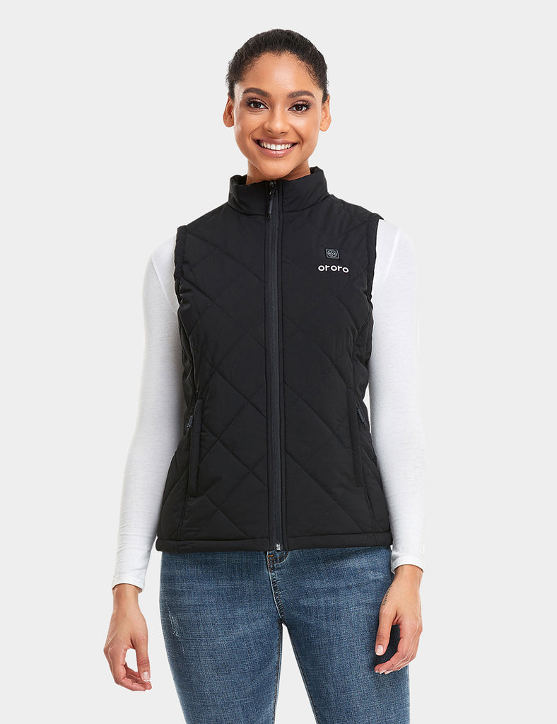 Women's Quilted Heated Vest with Upgraded Battery | ORORO