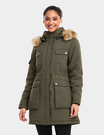 (Open-box) Women's Heated Thermolite® Parka - Olive view 2
