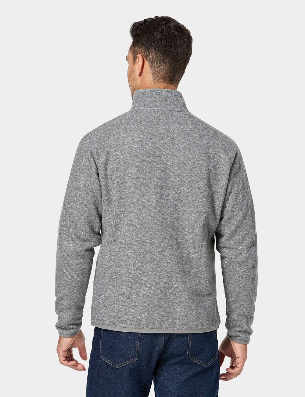 Men's Heated Full-Zip Fleece Jacket | Heated Jacket | ororo® Men's Heated Full-Zip Fleece Jacket | Heated Jacket | ororo®