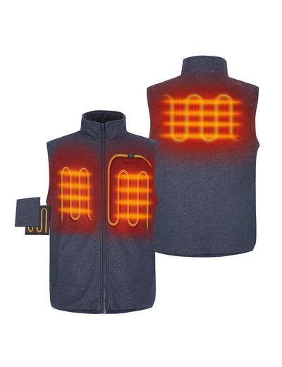 Three Heating Zones: Left & Right Chest and Upper-Back view 2