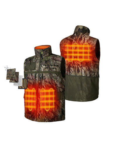 Left & Right Pocket, Collar, and Upper Back Heating view 1