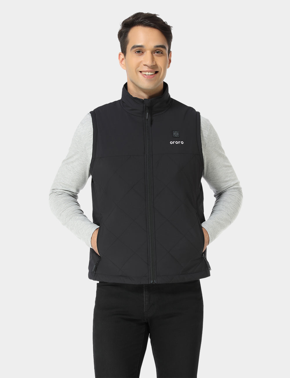 Men's Heated Quilted Vest | Lightweight Warmth | ororo®