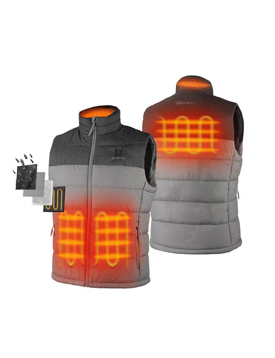Four Zones Heating: Left & Right Pocket, Collar, Upper Back view 2