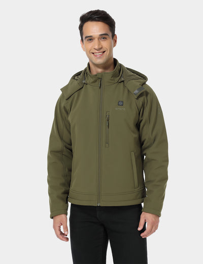 Men's Classic Heated Jacket - Green view 1