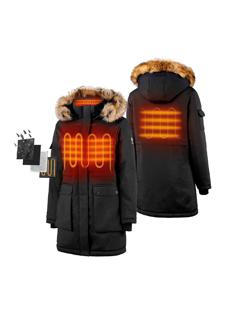 Left & Right Chest, Collar, and Upper-Back Heating